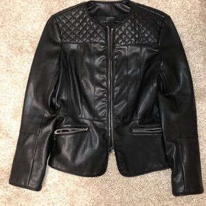 ZARA LEATHER JACKET 😍